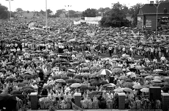Tak w Zamościu witaliśmy Ojca Świętego Jana Pawła II. Zobacz unikatowe zdjęcia