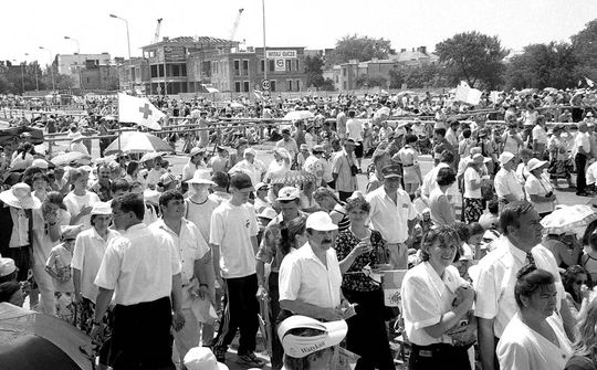 Tak w Zamościu witaliśmy Ojca Świętego Jana Pawła II. Zobacz unikatowe zdjęcia
