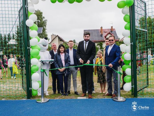 Oficjalne otwarcie boiska wielofunkcyjnego przy ul. Makowej w Chełmie [GALERIA ZDJĘĆ]