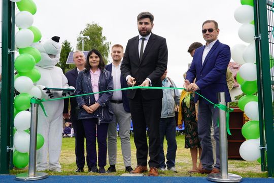 Oficjalne otwarcie boiska wielofunkcyjnego przy ul. Makowej w Chełmie [GALERIA ZDJĘĆ]