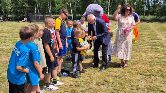 Gm. Siedliszcze. Otwarcie boiska w Chojnie Nowym Pierwszym [GALERIA ZDJĘĆ]