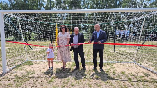 Gm. Siedliszcze. Otwarcie boiska w Chojnie Nowym Pierwszym [GALERIA ZDJĘĆ]