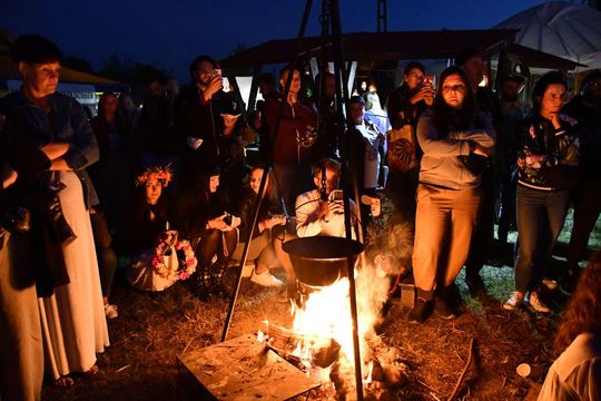 Krasnystaw. XI Palinocka pod Światowidem - magiczna sobótkowa noc nad Wieprzem [GALERIA ZDJĘĆ]