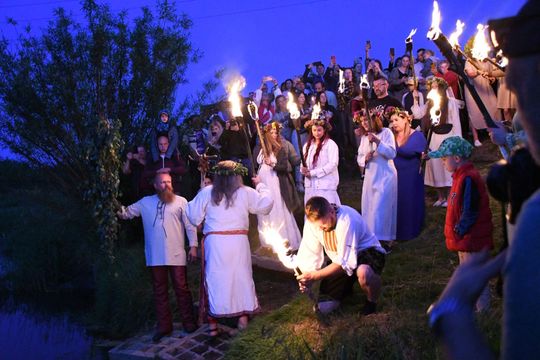 Krasnystaw. XI Palinocka pod Światowidem - magiczna sobótkowa noc nad Wieprzem [GALERIA ZDJĘĆ]