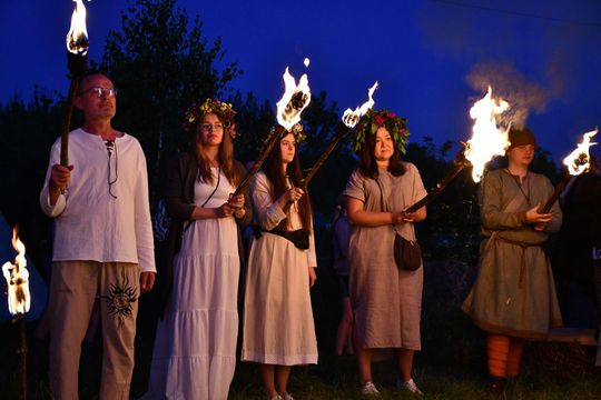 Krasnystaw. XI Palinocka pod Światowidem - magiczna sobótkowa noc nad Wieprzem [GALERIA ZDJĘĆ]