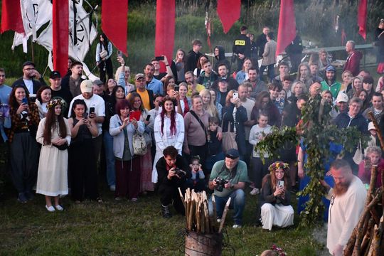 Krasnystaw. XI Palinocka pod Światowidem - magiczna sobótkowa noc nad Wieprzem [GALERIA ZDJĘĆ]