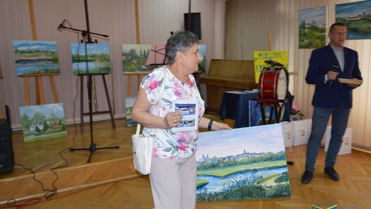 Krasnystaw. Wernisaż wystawy "Pędzlem o Krasnymstawie" [GALERIA ZDJĘĆ]