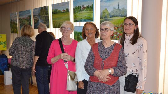 Krasnystaw. Wernisaż wystawy "Pędzlem o Krasnymstawie" [GALERIA ZDJĘĆ]