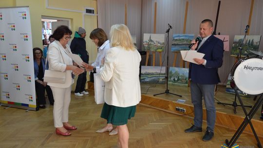 Krasnystaw. Wernisaż wystawy "Pędzlem o Krasnymstawie" [GALERIA ZDJĘĆ]