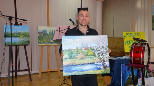 Krasnystaw. Wernisaż wystawy "Pędzlem o Krasnymstawie" [GALERIA ZDJĘĆ]
