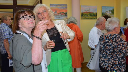 Krasnystaw. Wernisaż wystawy "Pędzlem o Krasnymstawie" [GALERIA ZDJĘĆ]