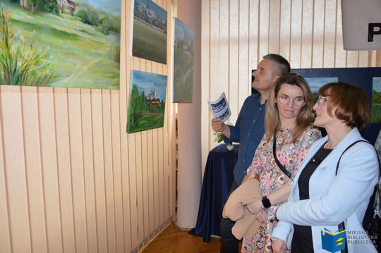 Krasnystaw. Wernisaż wystawy "Pędzlem o Krasnymstawie" [GALERIA ZDJĘĆ]