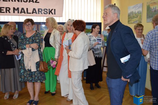 Krasnystaw. Wernisaż wystawy "Pędzlem o Krasnymstawie" [GALERIA ZDJĘĆ]