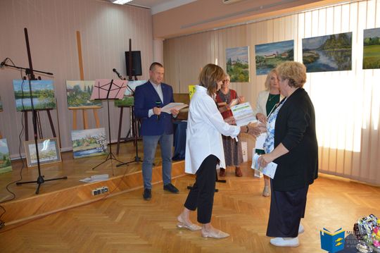 Krasnystaw. Wernisaż wystawy "Pędzlem o Krasnymstawie" [GALERIA ZDJĘĆ]