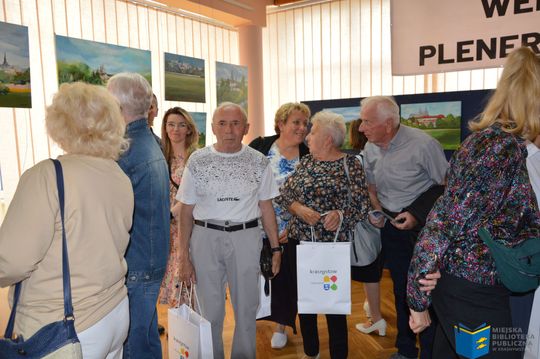 Krasnystaw. Wernisaż wystawy "Pędzlem o Krasnymstawie" [GALERIA ZDJĘĆ]