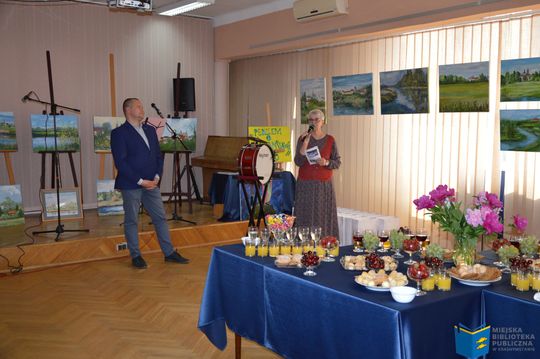 Krasnystaw. Wernisaż wystawy "Pędzlem o Krasnymstawie" [GALERIA ZDJĘĆ]