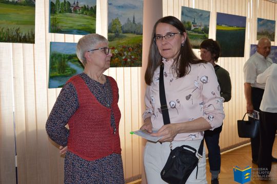 Krasnystaw. Wernisaż wystawy "Pędzlem o Krasnymstawie" [GALERIA ZDJĘĆ]