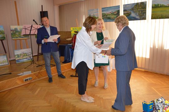 Krasnystaw. Wernisaż wystawy "Pędzlem o Krasnymstawie" [GALERIA ZDJĘĆ]