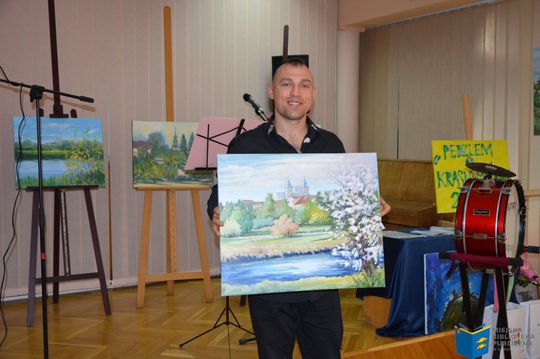 Krasnystaw. Wernisaż wystawy "Pędzlem o Krasnymstawie" [GALERIA ZDJĘĆ]