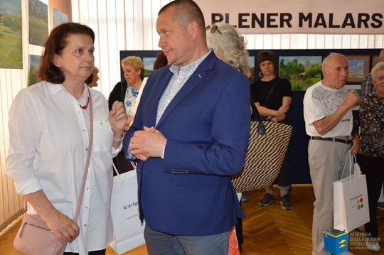 Krasnystaw. Wernisaż wystawy "Pędzlem o Krasnymstawie" [GALERIA ZDJĘĆ]