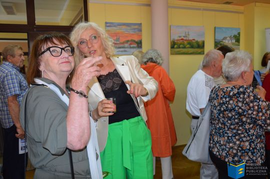 Krasnystaw. Wernisaż wystawy "Pędzlem o Krasnymstawie" [GALERIA ZDJĘĆ]