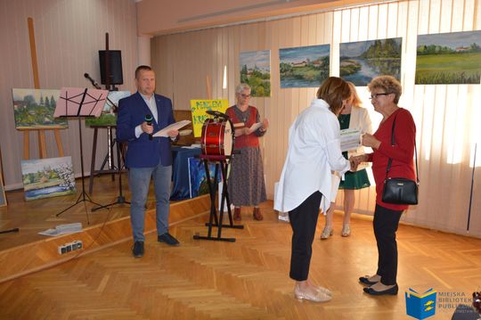 Krasnystaw. Wernisaż wystawy "Pędzlem o Krasnymstawie" [GALERIA ZDJĘĆ]