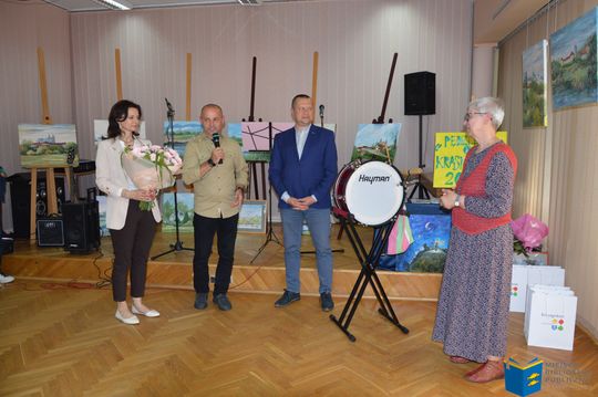Krasnystaw. Wernisaż wystawy "Pędzlem o Krasnymstawie" [GALERIA ZDJĘĆ]