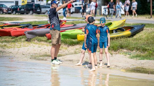 10. edycja Żelaznego Triathlonu. Zmęczenie, pot i szczęście z pokonanego wyzwania  [ZDJĘCIA]