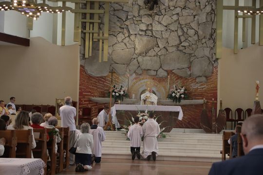 Chełm. Boże Ciało w Parafii pw. Chrystusa Odkupiciela w Chełmie [GALERIA ZDJĘĆ]