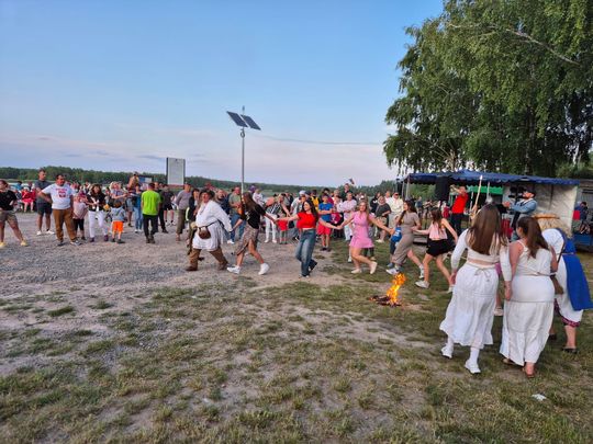 Gm. Siedliszcze. Magiczna Noc Świętojańska nad Zalewem w Majdanie Zahorodyńskim [GALERIA ZDJĘĆ]