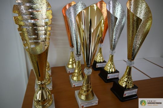 Pow. krasnostawski. Puchary i dyplomy za współzawodnictwo sportowe [GALERIA ZDJĘĆ]