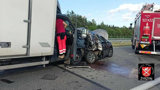 Tragedia na S17. 92-latek wyszedł na ekspresówkę. Zginął na miejscu [ZDJĘCIA]