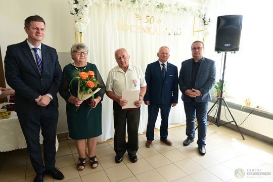 Gm. Gorzków. Tak świętowali "Złote gody" [GALERIA ZDJĘĆ]