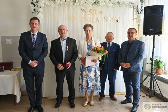 Gm. Gorzków. Tak świętowali "Złote gody" [GALERIA ZDJĘĆ]