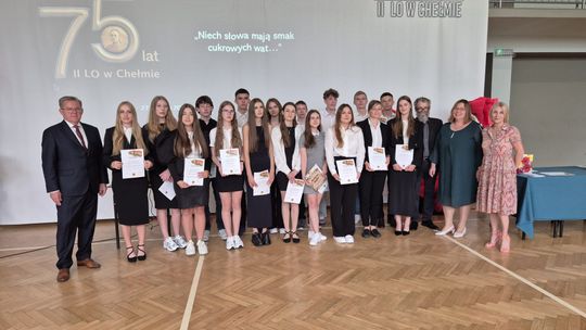 Zakończenie roku szkolnego 2024/25 w II Liceum Ogólnokształcącym w Chełmie [GALERIA ZDJĘĆ]