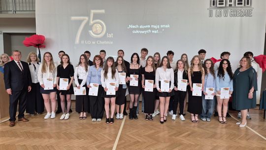 Zakończenie roku szkolnego 2024/25 w II Liceum Ogólnokształcącym w Chełmie [GALERIA ZDJĘĆ]