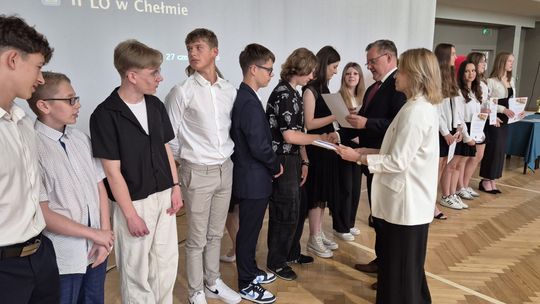 Zakończenie roku szkolnego 2024/25 w II Liceum Ogólnokształcącym w Chełmie [GALERIA ZDJĘĆ]