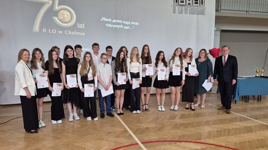 Zakończenie roku szkolnego 2024/25 w II Liceum Ogólnokształcącym w Chełmie [GALERIA ZDJĘĆ]