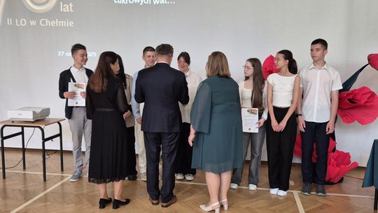 Zakończenie roku szkolnego 2024/25 w II Liceum Ogólnokształcącym w Chełmie [GALERIA ZDJĘĆ]