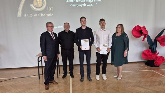 Zakończenie roku szkolnego 2025/25 w II Liceum Ogólnokształcącym w Chełmie [GALERIA ZDJĘĆ]