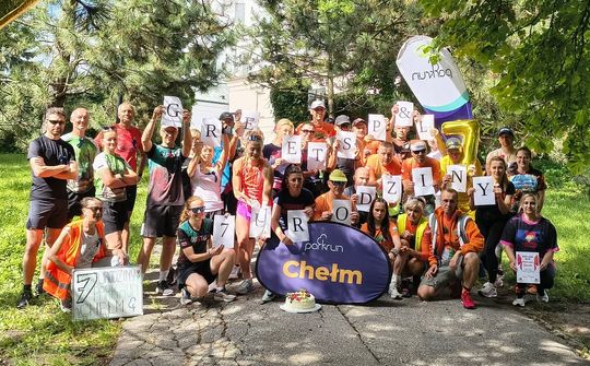 Chełmski parkrun. Sportowo świętowali jubileusz [GALERIA ZDJĘĆ]