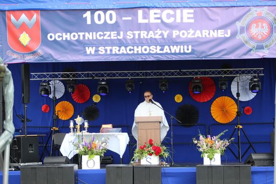 Gm. Kamień. Jubileusz 100–lecia OSP w Strachosławiu [GALERIA ZDJĘĆ]