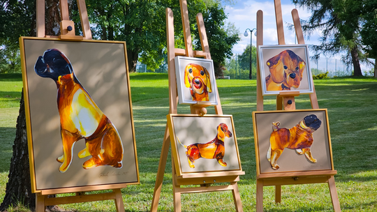 Wernisaż prac poplenerowych „Żółte w zielonym – rzecz o Lubelskim Bursztynie” [GALERIA ZDJĘĆ]