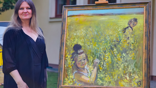 Wernisaż prac poplenerowych „Żółte w zielonym – rzecz o Lubelskim Bursztynie” [GALERIA ZDJĘĆ]