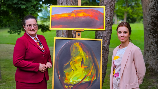 Wernisaż prac poplenerowych „Żółte w zielonym – rzecz o Lubelskim Bursztynie” [GALERIA ZDJĘĆ]