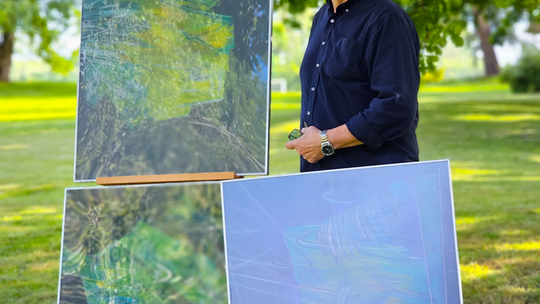 Wernisaż prac poplenerowych „Żółte w zielonym – rzecz o Lubelskim Bursztynie” [GALERIA ZDJĘĆ]