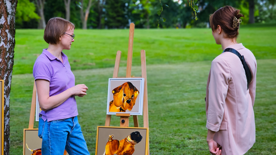 Wernisaż prac poplenerowych „Żółte w zielonym – rzecz o Lubelskim Bursztynie” [GALERIA ZDJĘĆ]