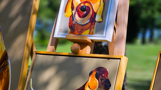 Wernisaż prac poplenerowych „Żółte w zielonym – rzecz o Lubelskim Bursztynie” [GALERIA ZDJĘĆ]