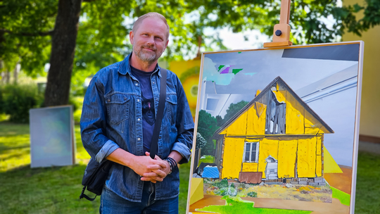 Wernisaż prac poplenerowych „Żółte w zielonym – rzecz o Lubelskim Bursztynie” [GALERIA ZDJĘĆ]