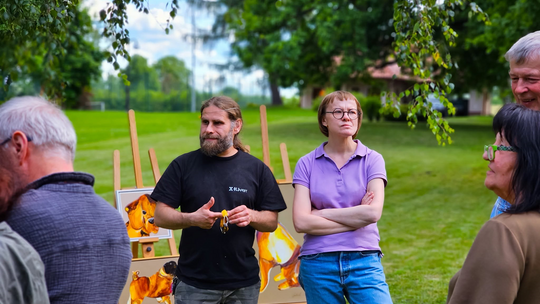 Wernisaż prac poplenerowych „Żółte w zielonym – rzecz o Lubelskim Bursztynie” [GALERIA ZDJĘĆ]